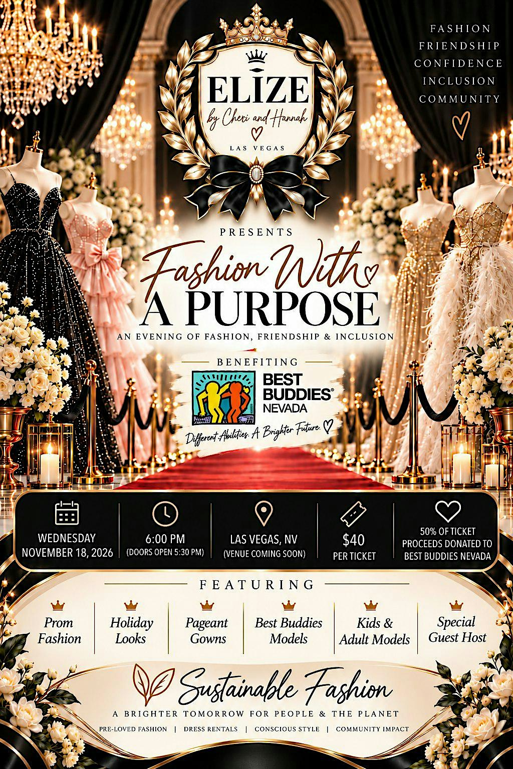 Elize sustainable fashion show
