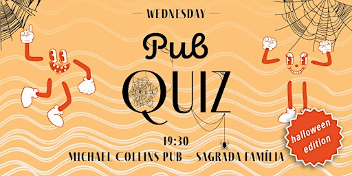 Halloween Pub Quiz near Sagrada Família - Wednesday, October 28 (ENG)