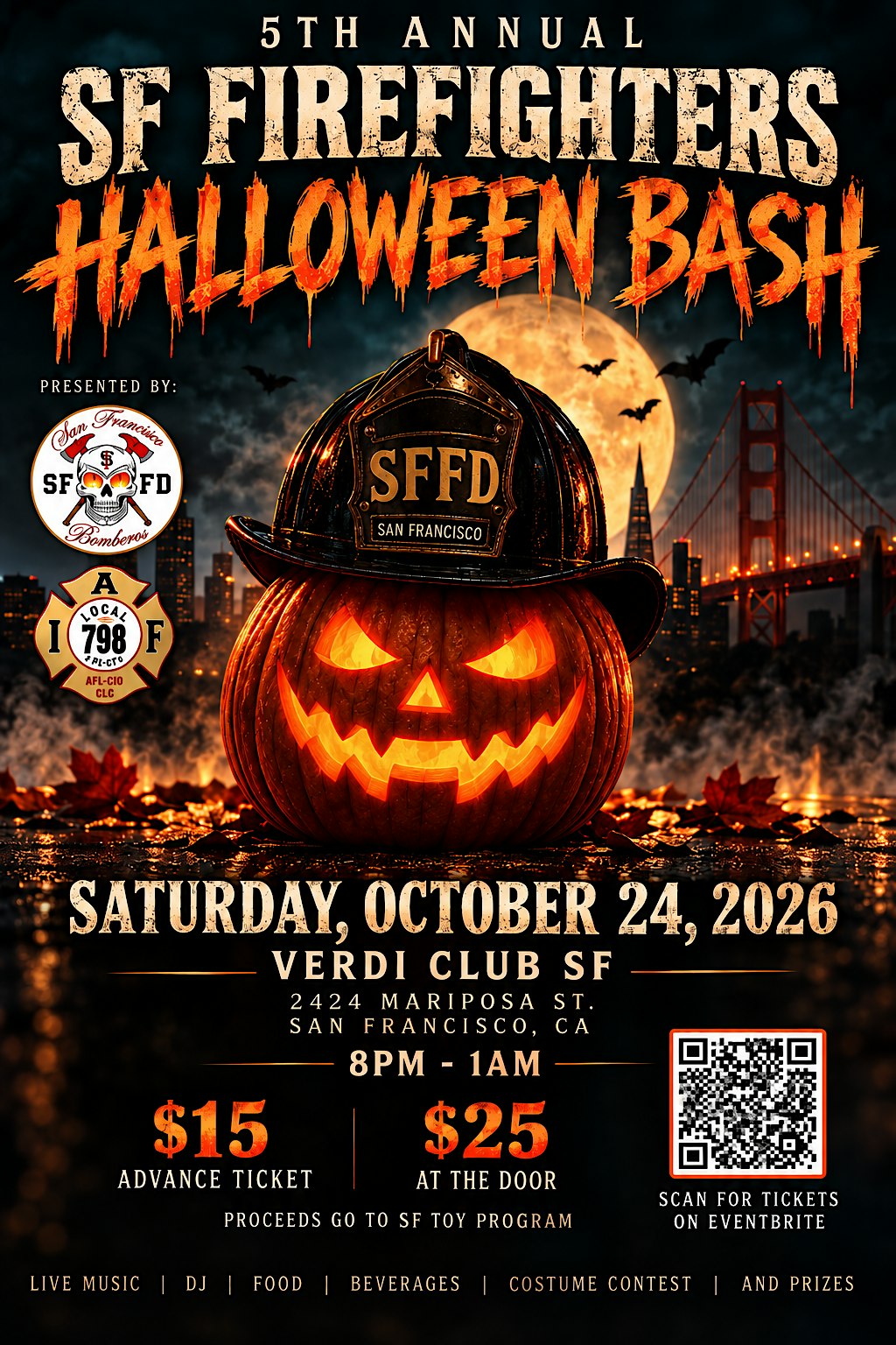 SF Firefighters Halloween Bash