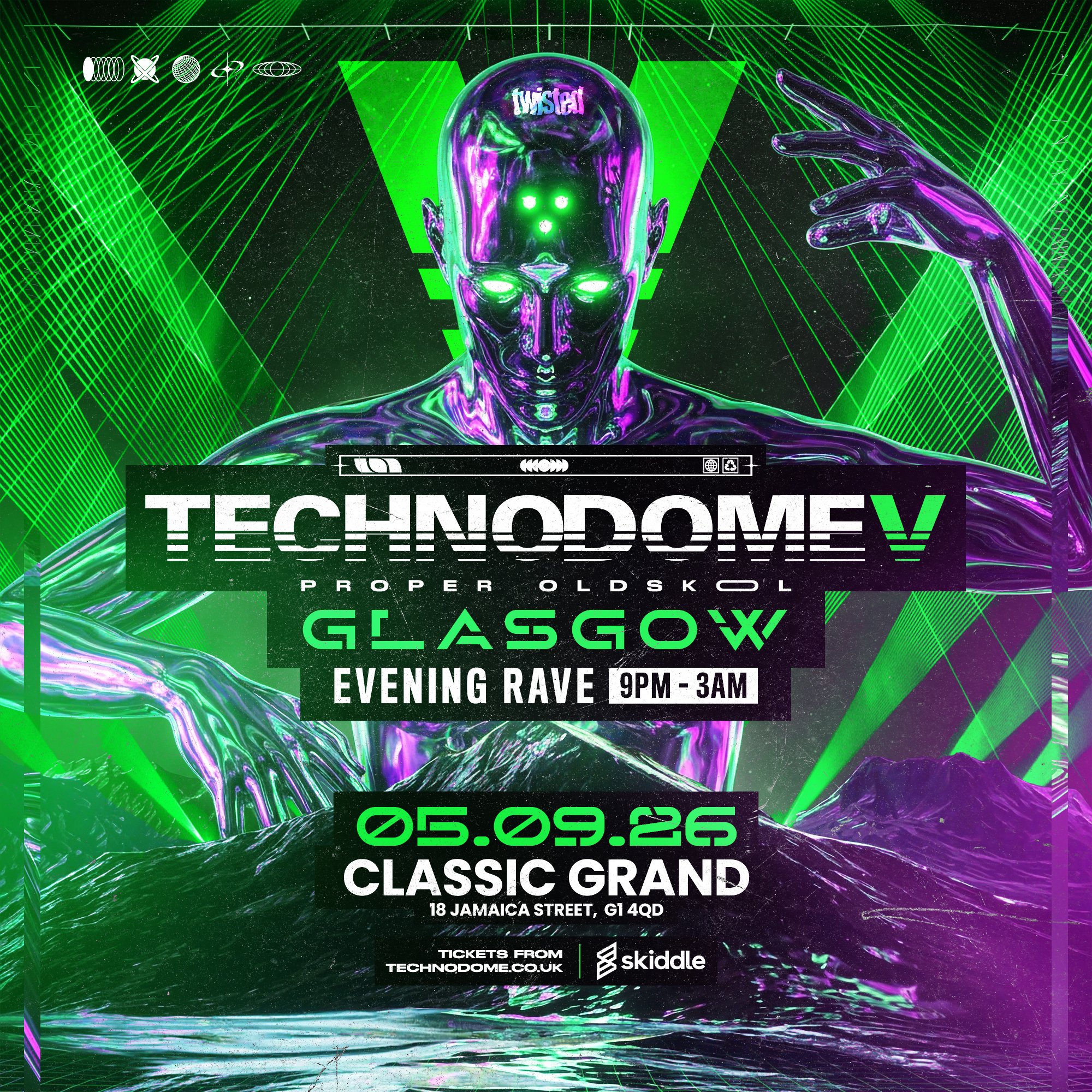 Technodome - Event V - Dyewitness and much more