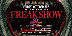 Freak Show Halloween Weekend at South Beach Astoria | Oct 30