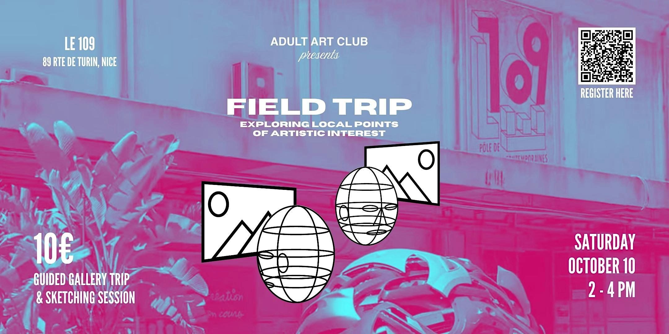 Guided Gallery Walk & Outdoor Sketch Session (Nice, FR)