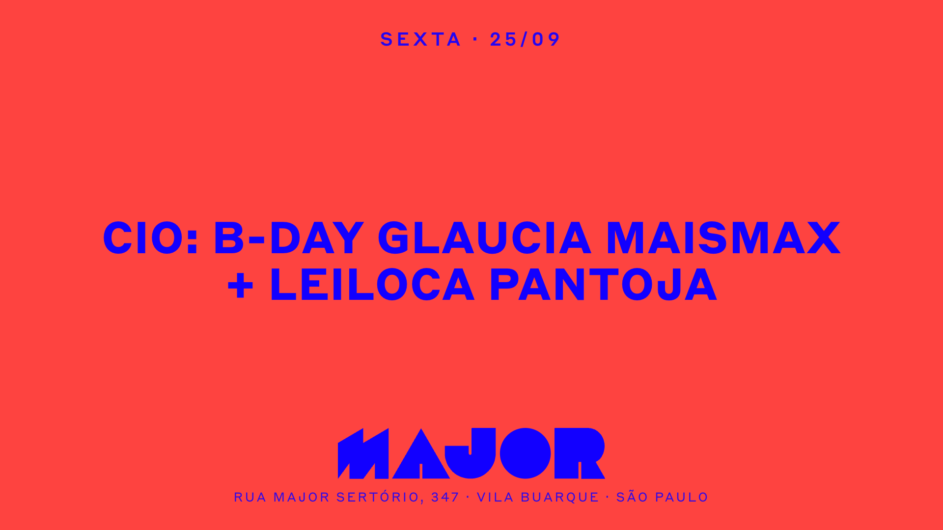 Major recebe Cio: B-Day Glaucia MaisMax + Leiloca Pantoja
