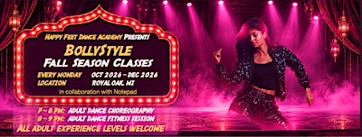 BollyStyle Fall Season Weekly Classes