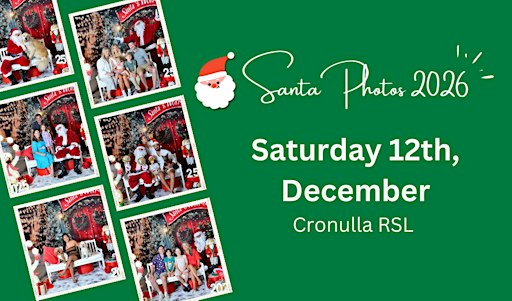 2026 SANTA PHOTOS - CRONULLA RSL (December 12th)
