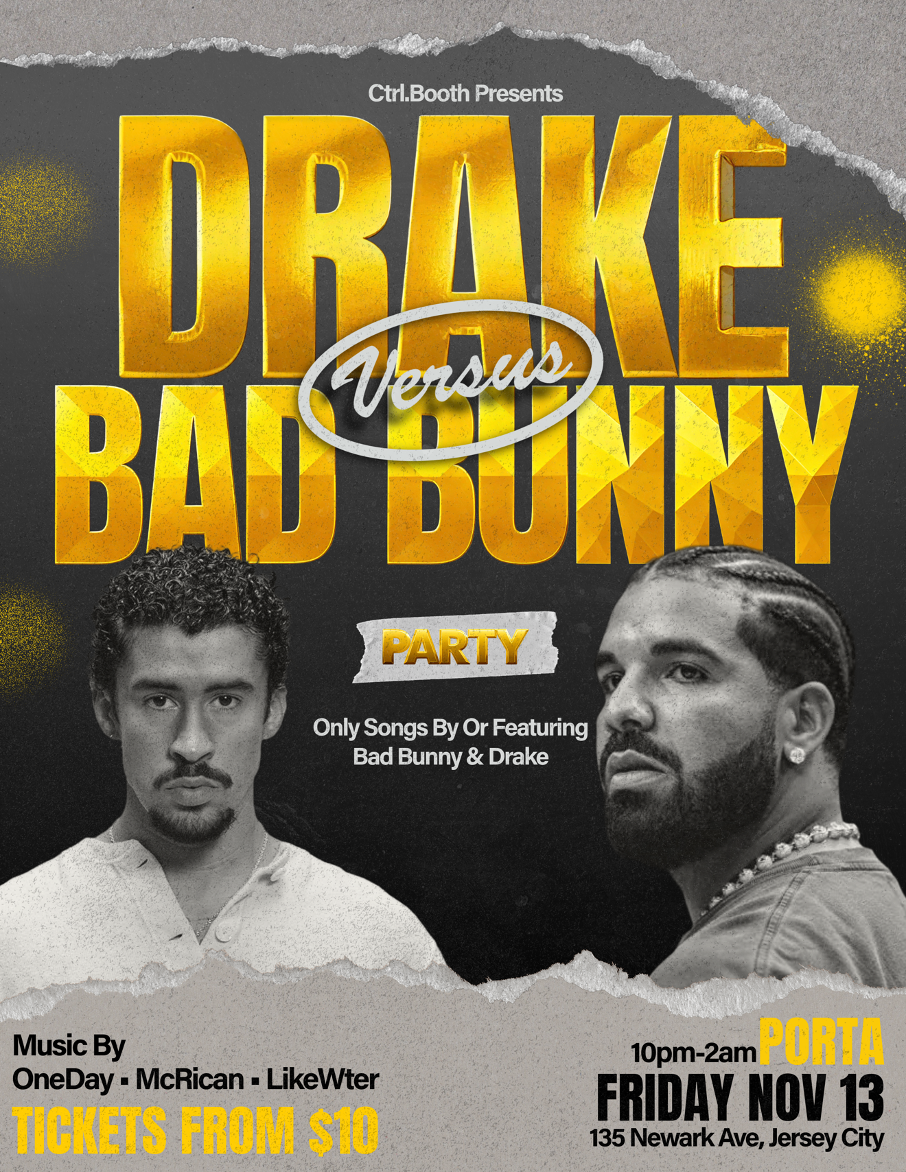 Bad Bunny vs Drake - Live @ Porta JC