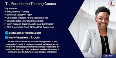 ITIL 5 Training This Month in Irving, TX – Enroll Now