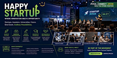 HAPPY STARTUP™ – Connecting Startups, Investors & Universities | Las Vegas