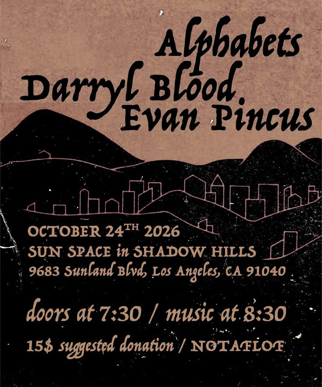 Alphabets, Evan Pincus, Darryl Blood