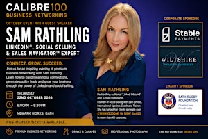 Calibre 100 October Event with Sam Rathling: Turn LinkedIn Into Real Sales