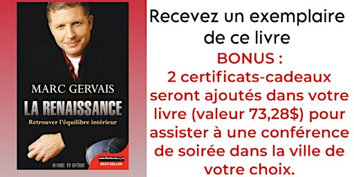 Maîtriser le lâcher-prise-Recevez ce livre par la poste+ 2 billets gratuits