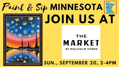 September 20 Paint & Sip at The Market at Malcolm Yards