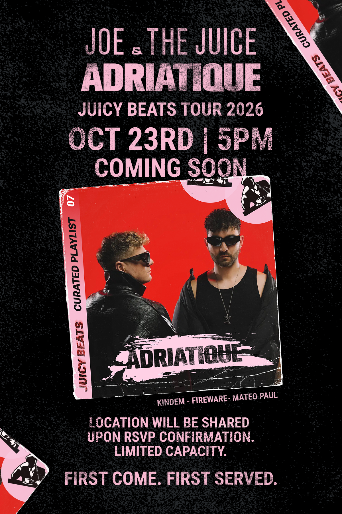 Juicy Beats Tour - Adriatiques