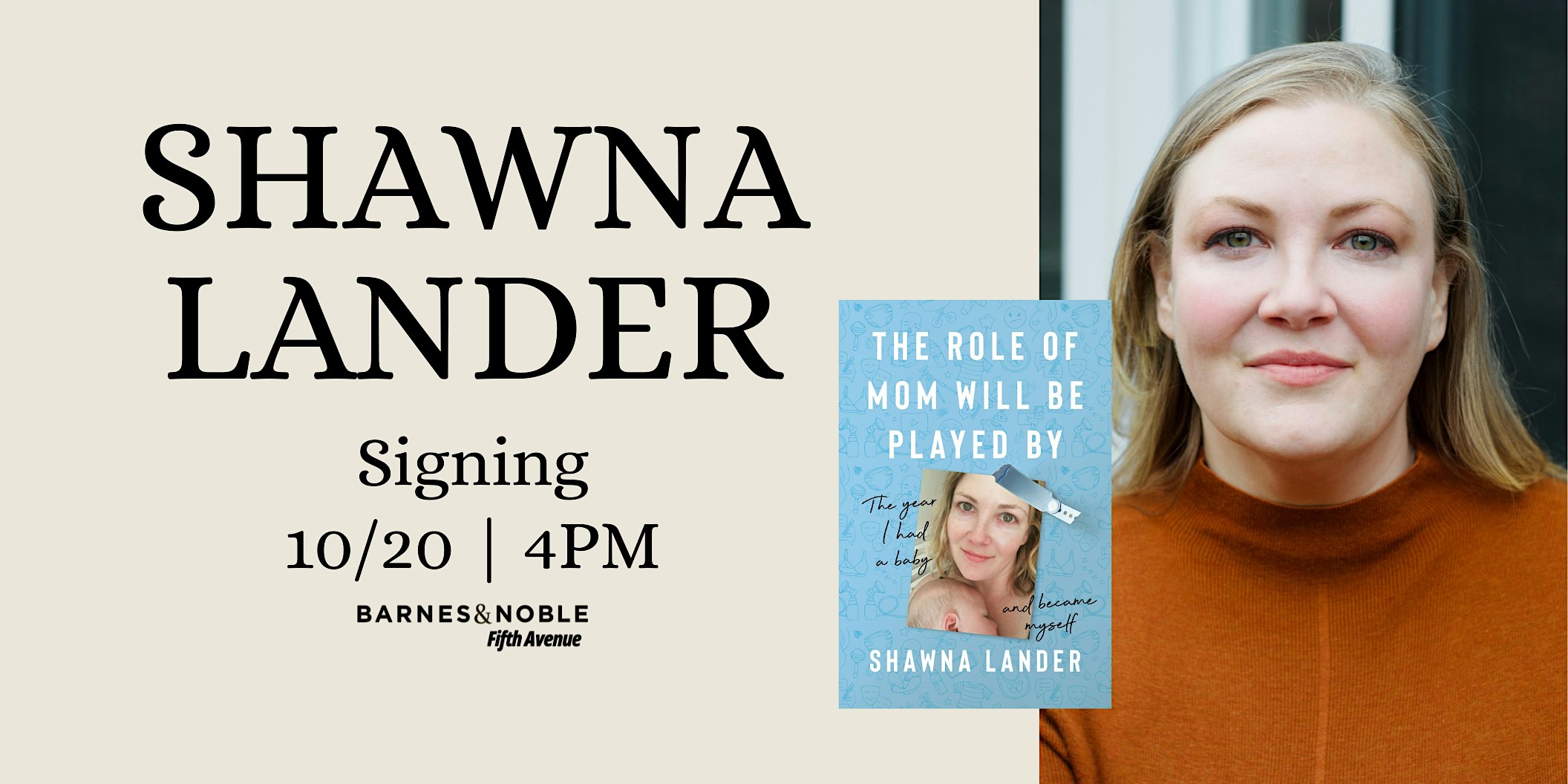 Signing with Shawna Lander @ B&N 5th Avenue, NYC!