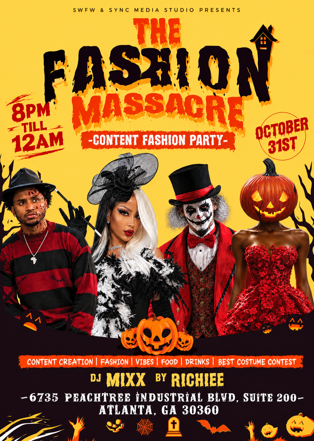 Halloween Fashion Massacre 
(Content Party)