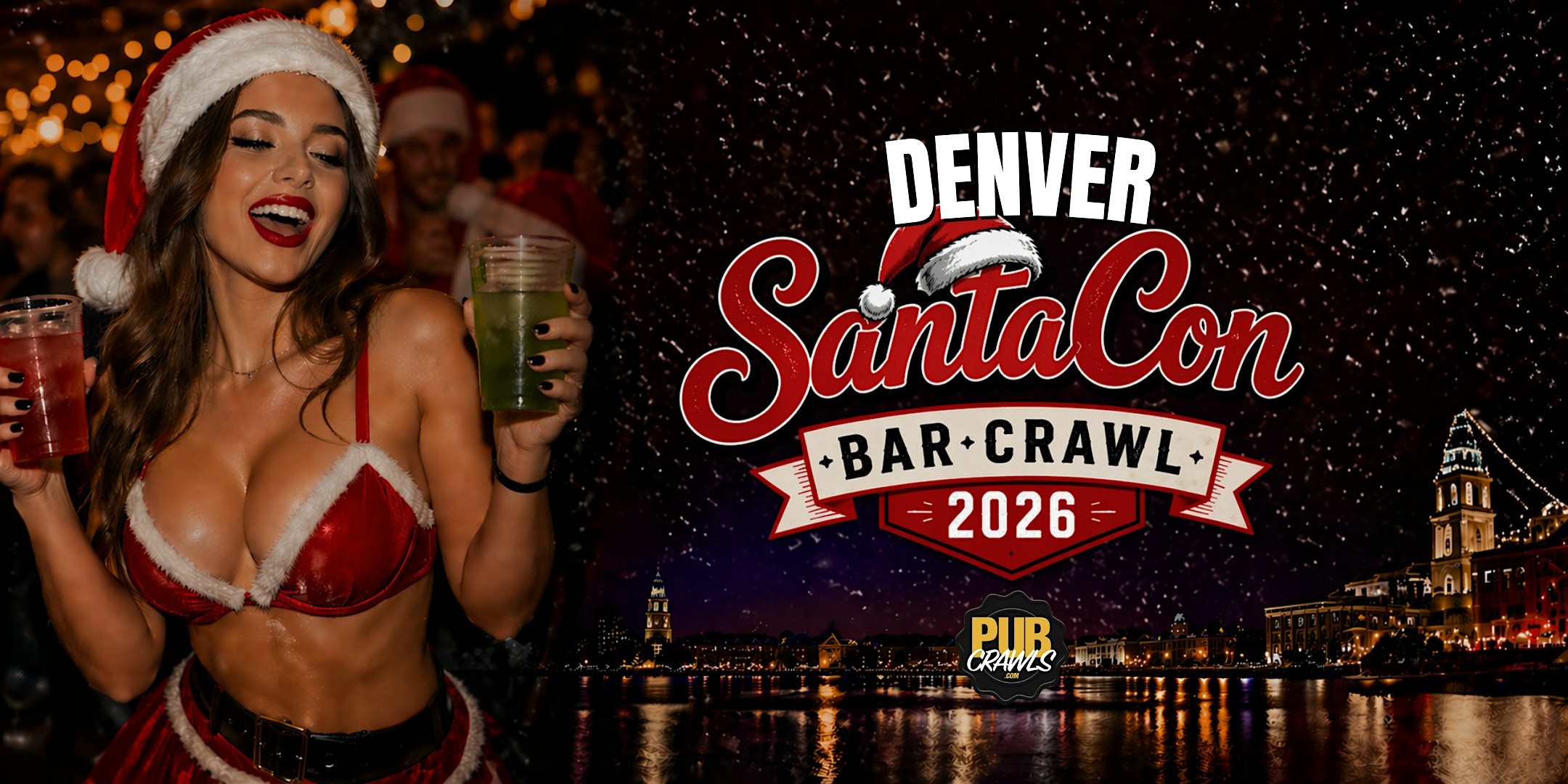 Denver SantaCon Bar Crawl 2026