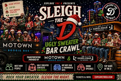 Sleigh the D: Ugly Sweater Bar Crawl