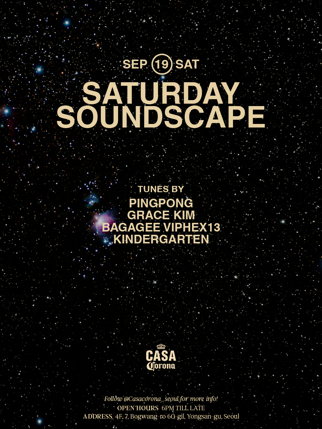 Saturday Soundscape