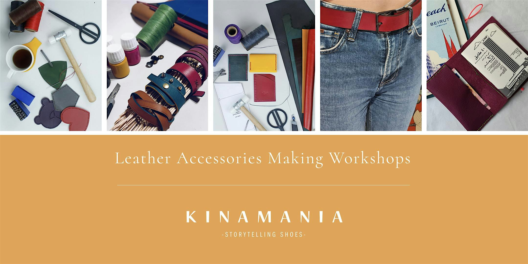 ★ Make your own leather BELT, NOTEBOOK, WALLET, BRACELET ★