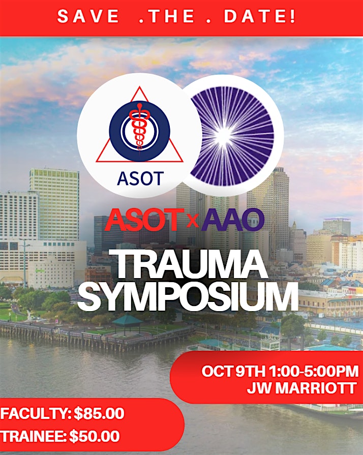 American Society of Ophthalmic Trauma at AAO: Trauma Symposium
