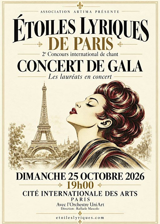Concours International de Chant « Étoiles Lyriques de Paris »