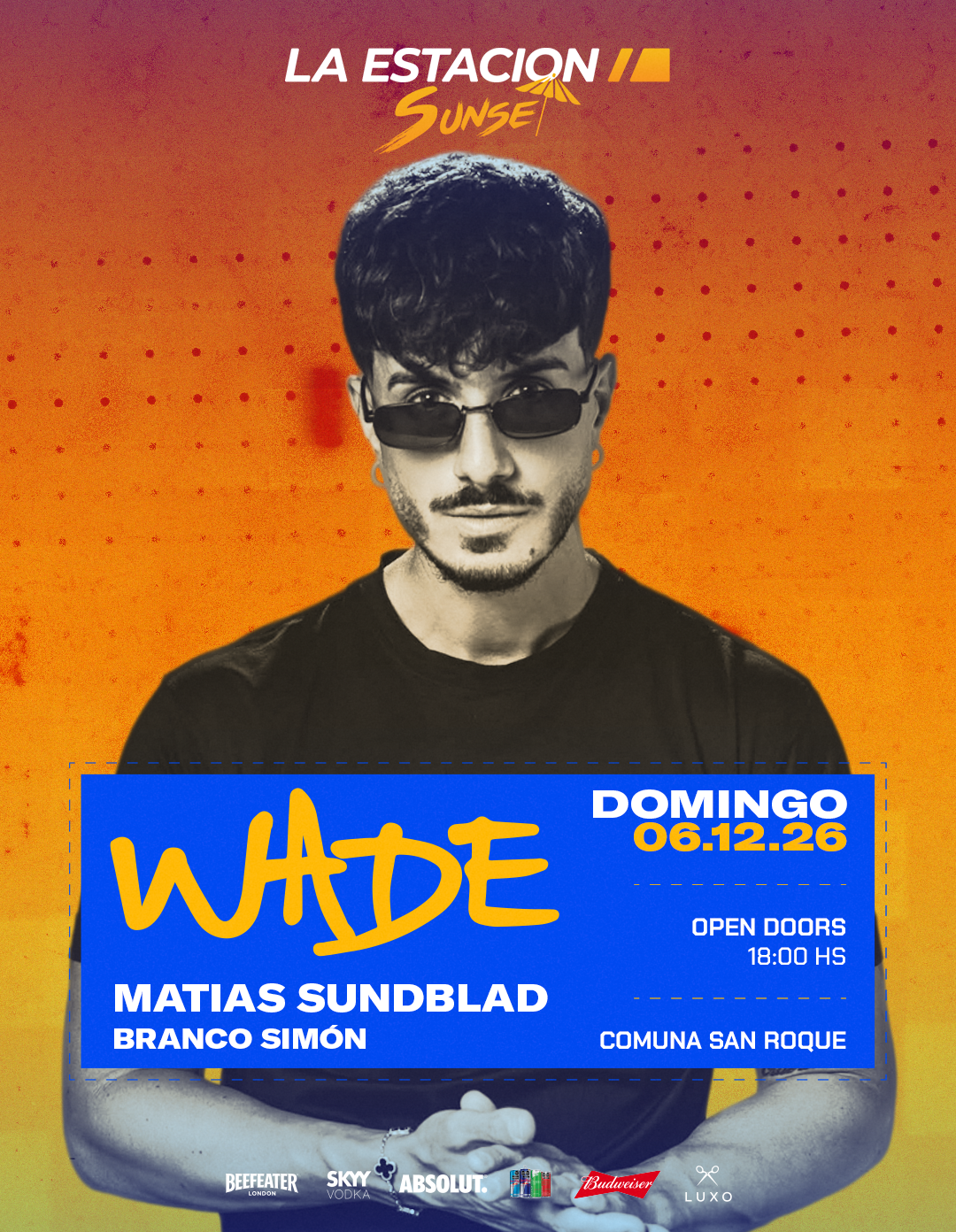 Wade - La Estación Sunset, Córdoba - ALLMusicParties