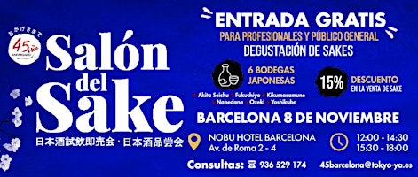 Salón del Sake de Tokyo-ya Barcelona