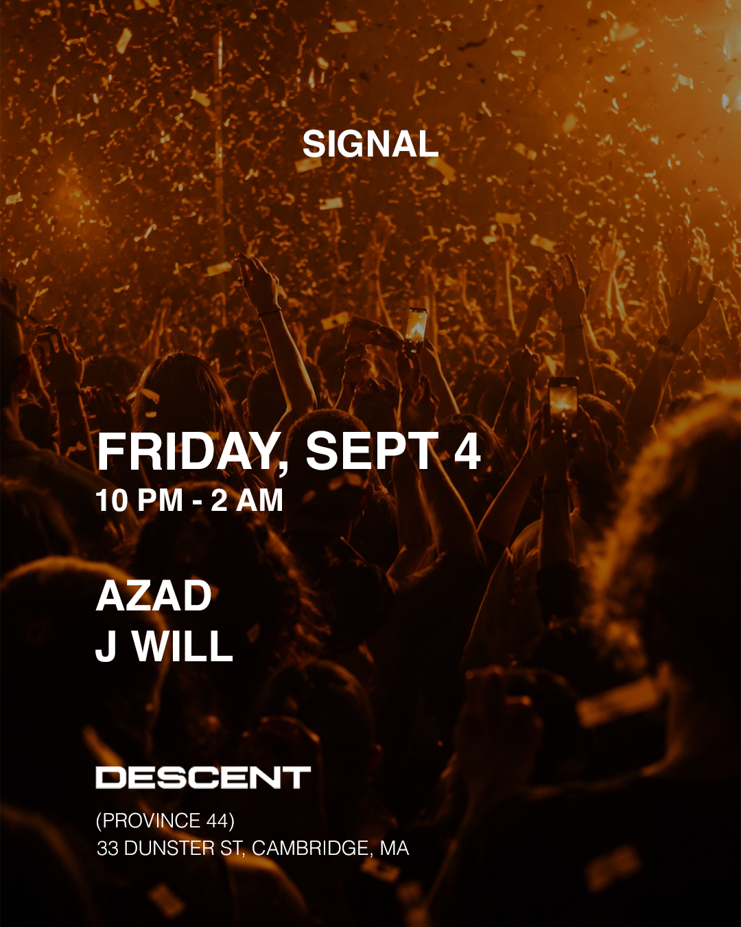SIGNAL 001 - First Night Back! September 4