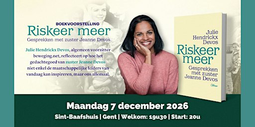 Boekvoorstelling 'Riskeer meer' ,  in het spoor van Jeanne Devos in Gent