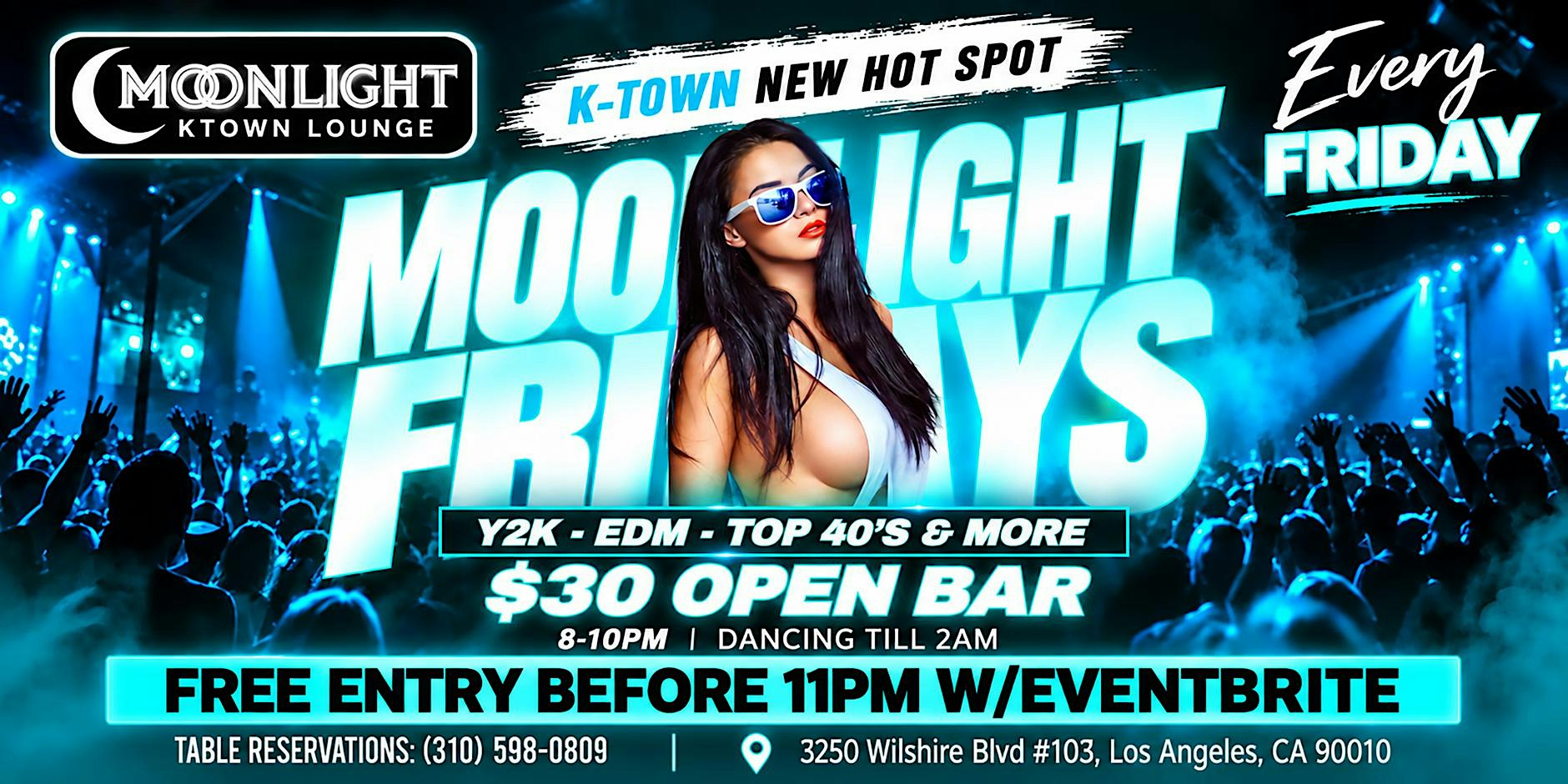 Moonlight Lounge LA: Friday 10/23 Night Party