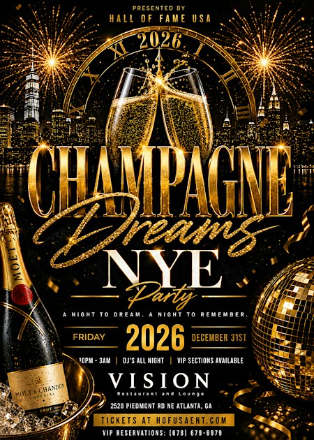 CHAMPAGNE DREAMS: New Years Eve in Atlanta