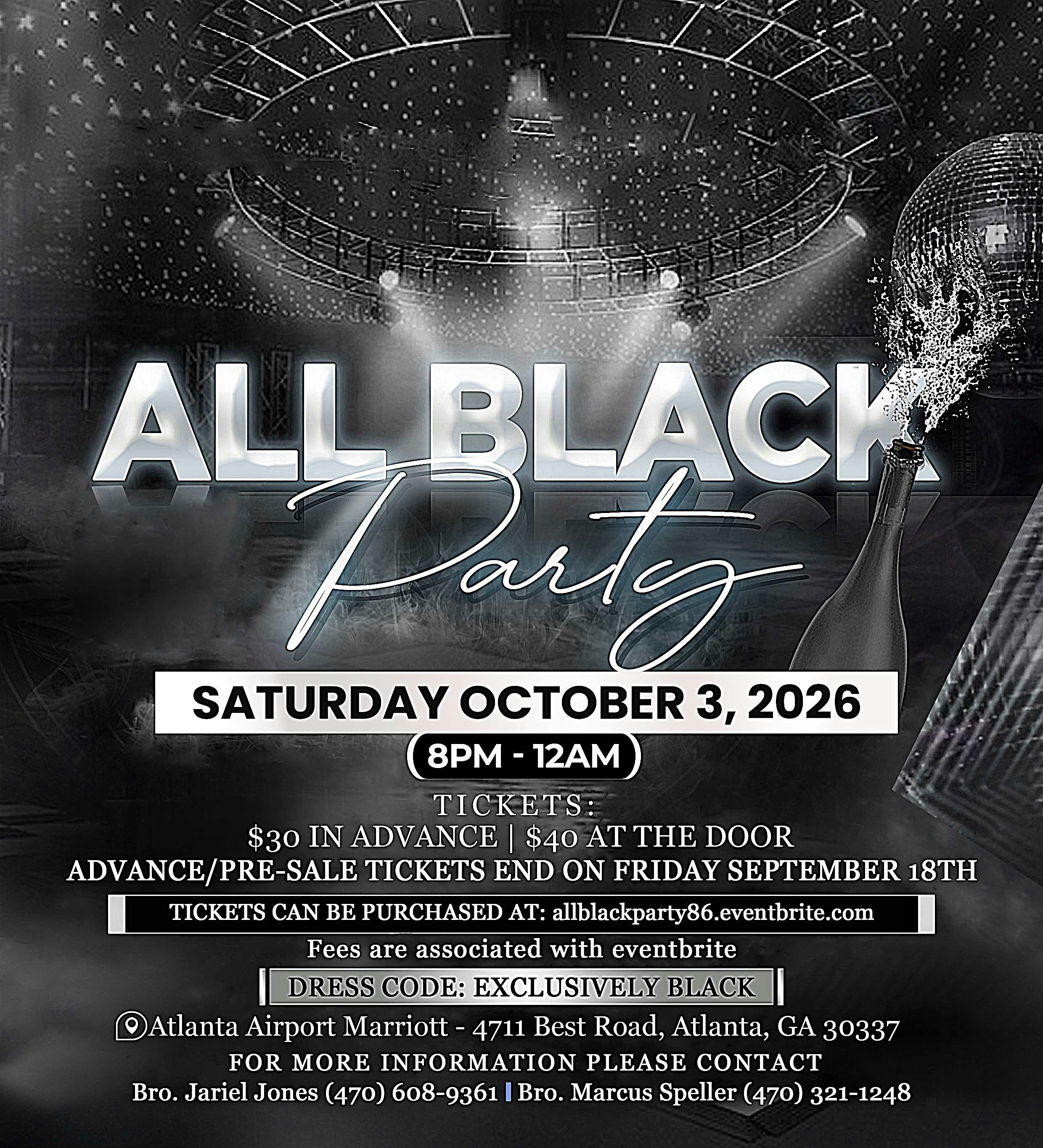 All Black Party