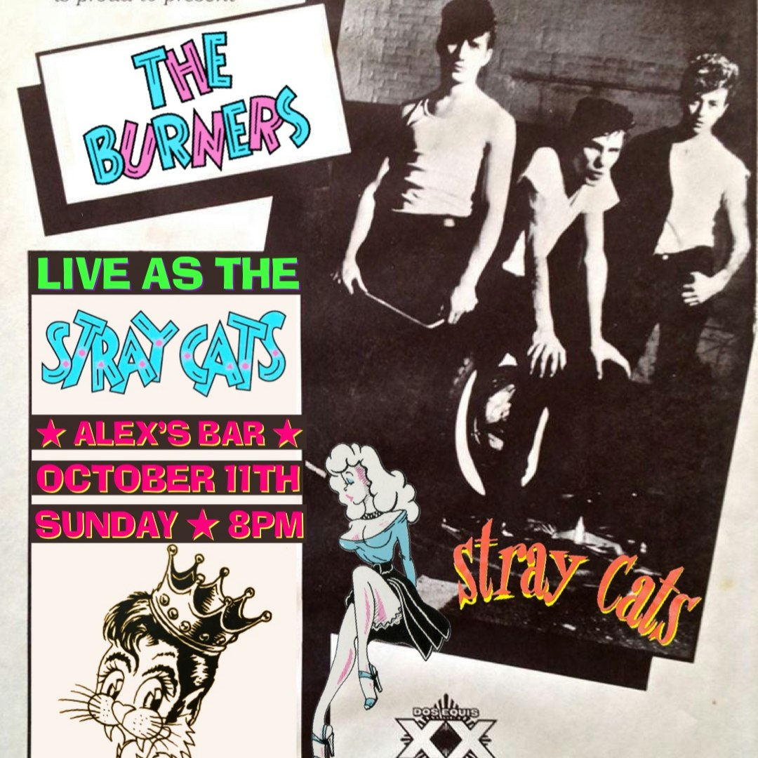 Leisure Life Presents: The Burners as The Stray Cats