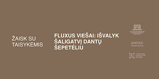Fluxus viešai: išvalyk šaligatvį dantų šepetėliu
