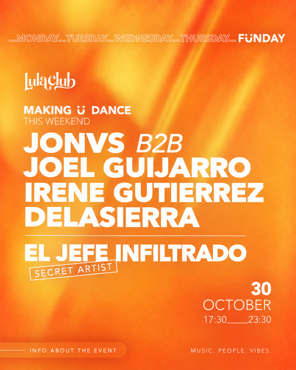 FÜNDAY: DAYTIME CLUBBING at LULA / FREE ENTRY
