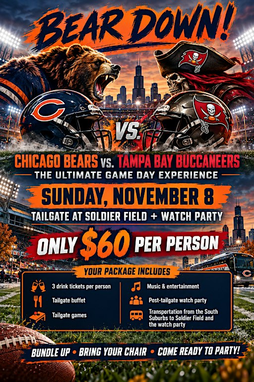 BEAR DOWN!  THE ULTIMATE GAME DAY EXPERIENCE IS HERE!