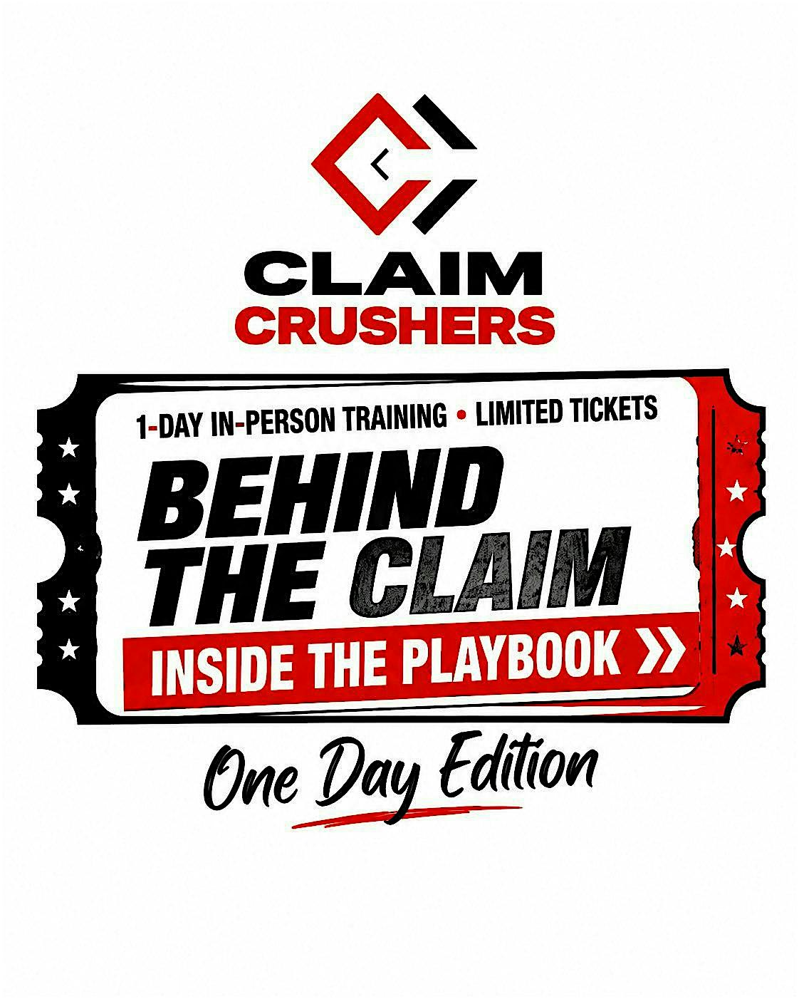 Behind the Claim | Inside the Playbook | One-Day Edition