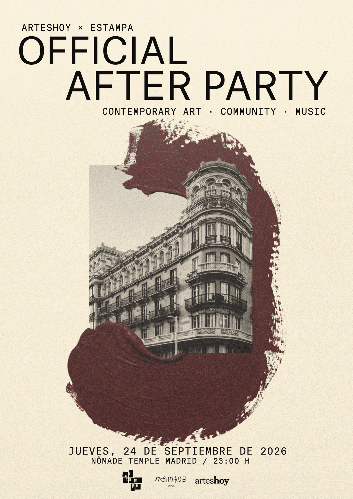 Estampa Official After Party - ArtesHoy × Nômade