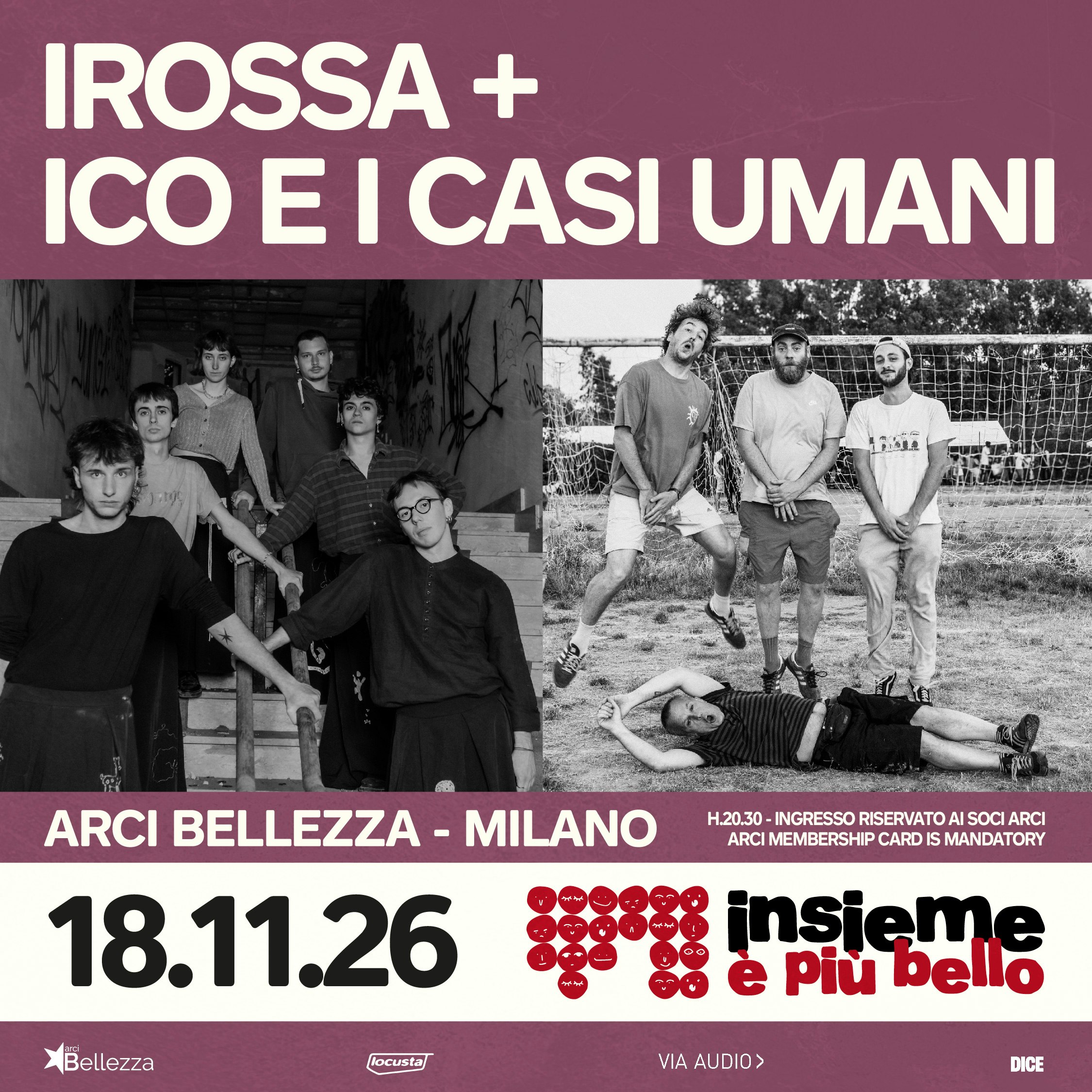 IROSSA + ICO E I CASI UMANI