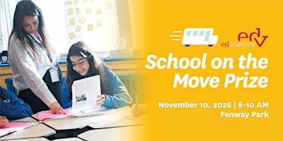 EdVestors' 2026 School on the Move Prize Ceremony