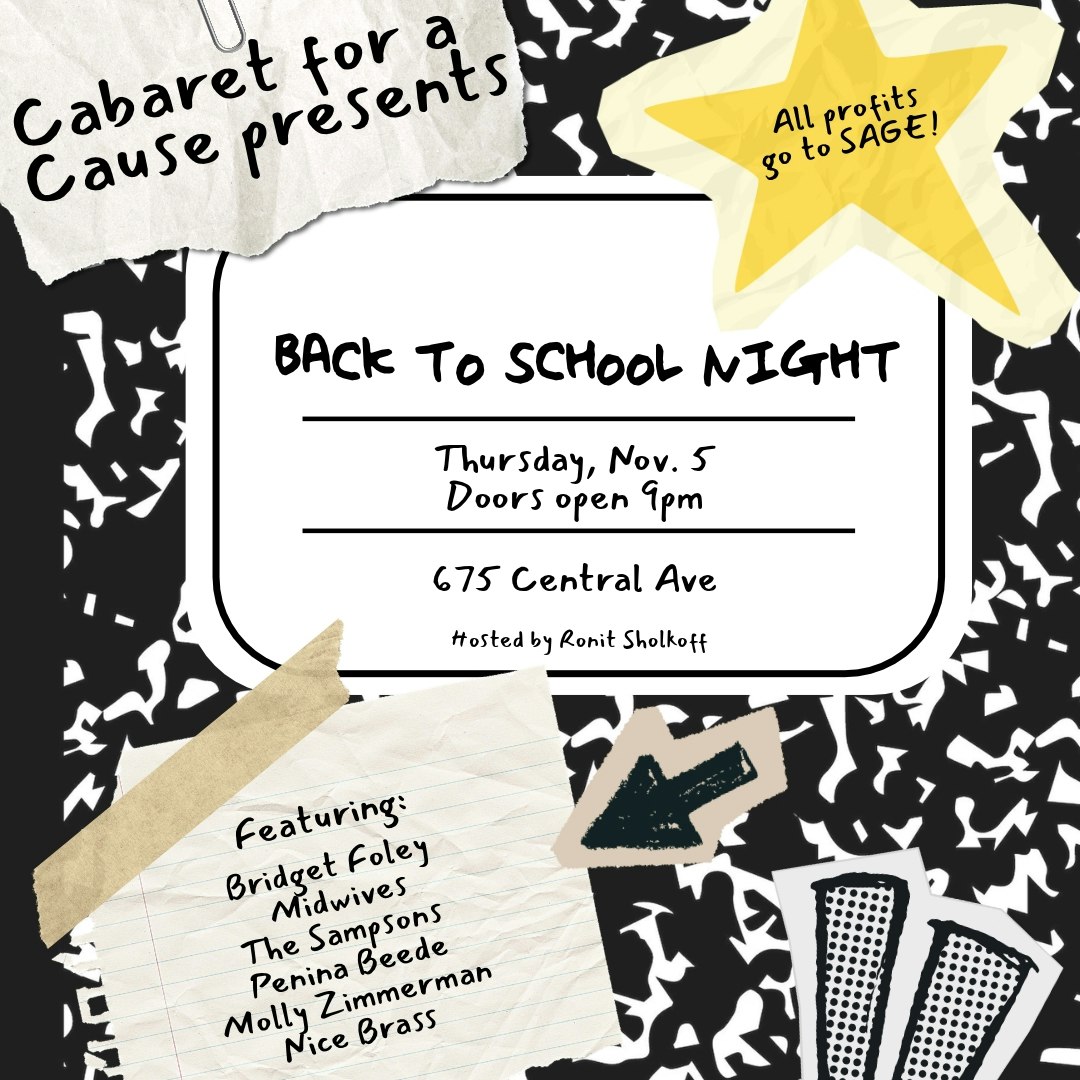 Cabaret for a Cause: Back to School Night