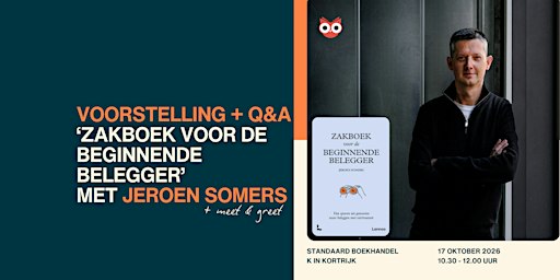 Voorstelling + Q&A 'Zakboek voor de beginnende belegger' met Jeroen Somers