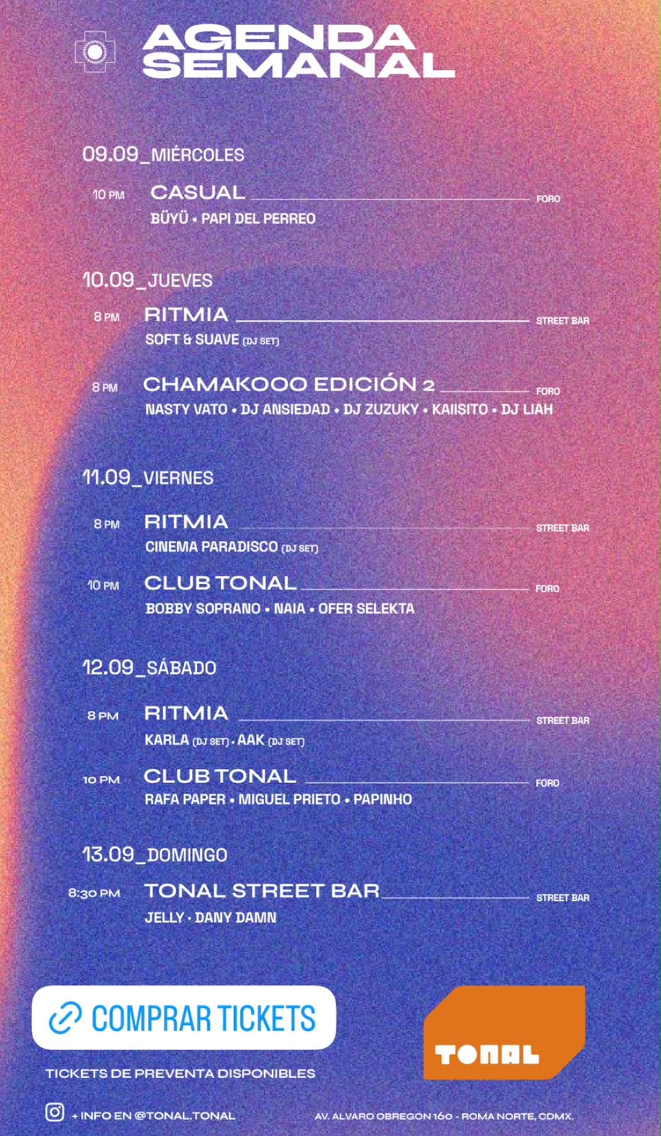 Agenda Semanal
