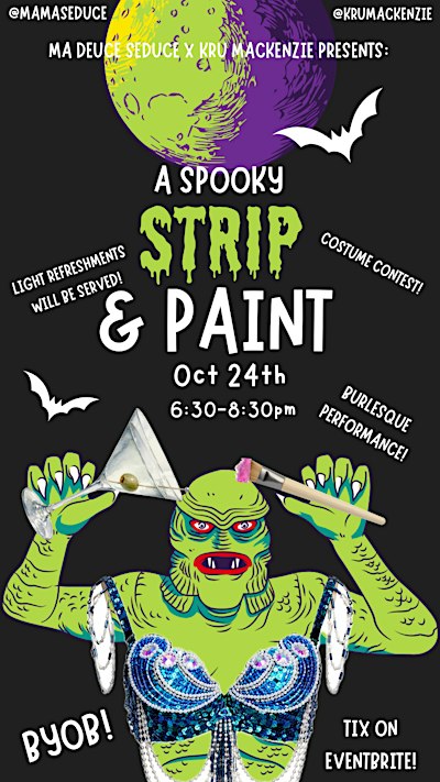 A Spooky Strip & Paint