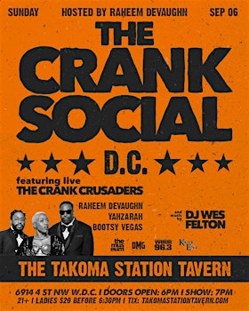 The Crank Social hosted by Raheem DeVaughn
