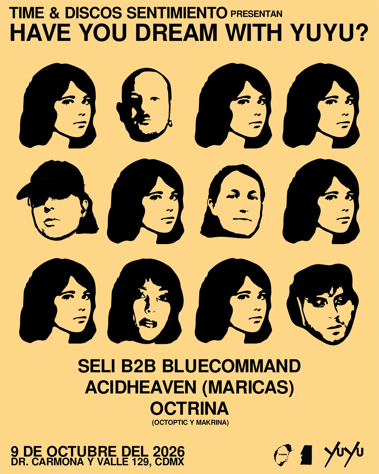 Yu Yu Cine Club: Time x Discos Sentimiento with acidheaven (Maricas)