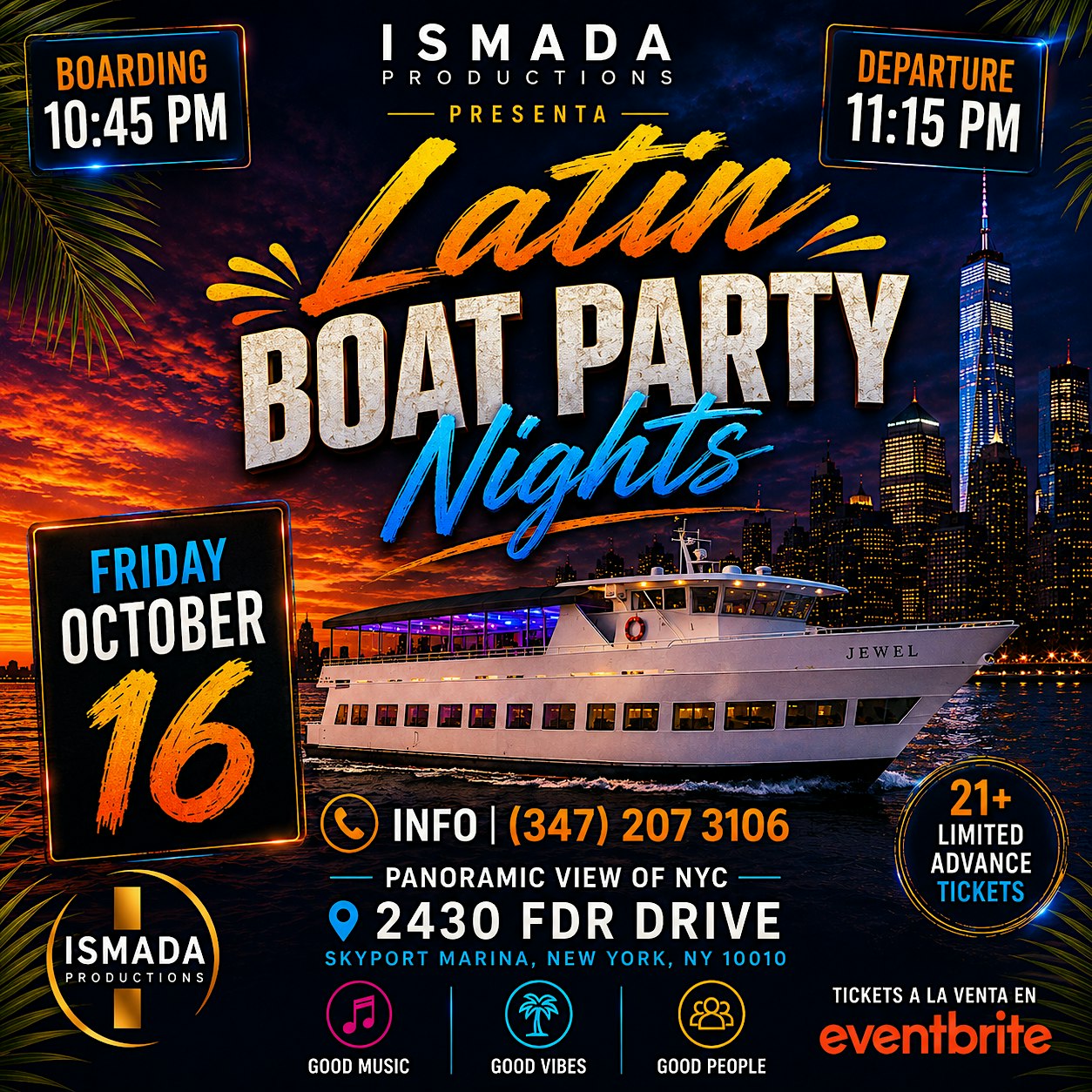 Latin Boat Party | Nights NYC