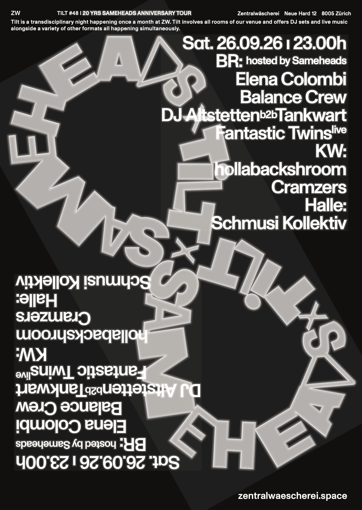 TILT / 20 YRS SAMEHEADS ANNIVERSARY TOUR