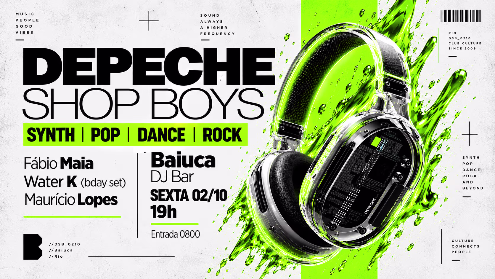 Depeche Shop Boys - Entrada 0800