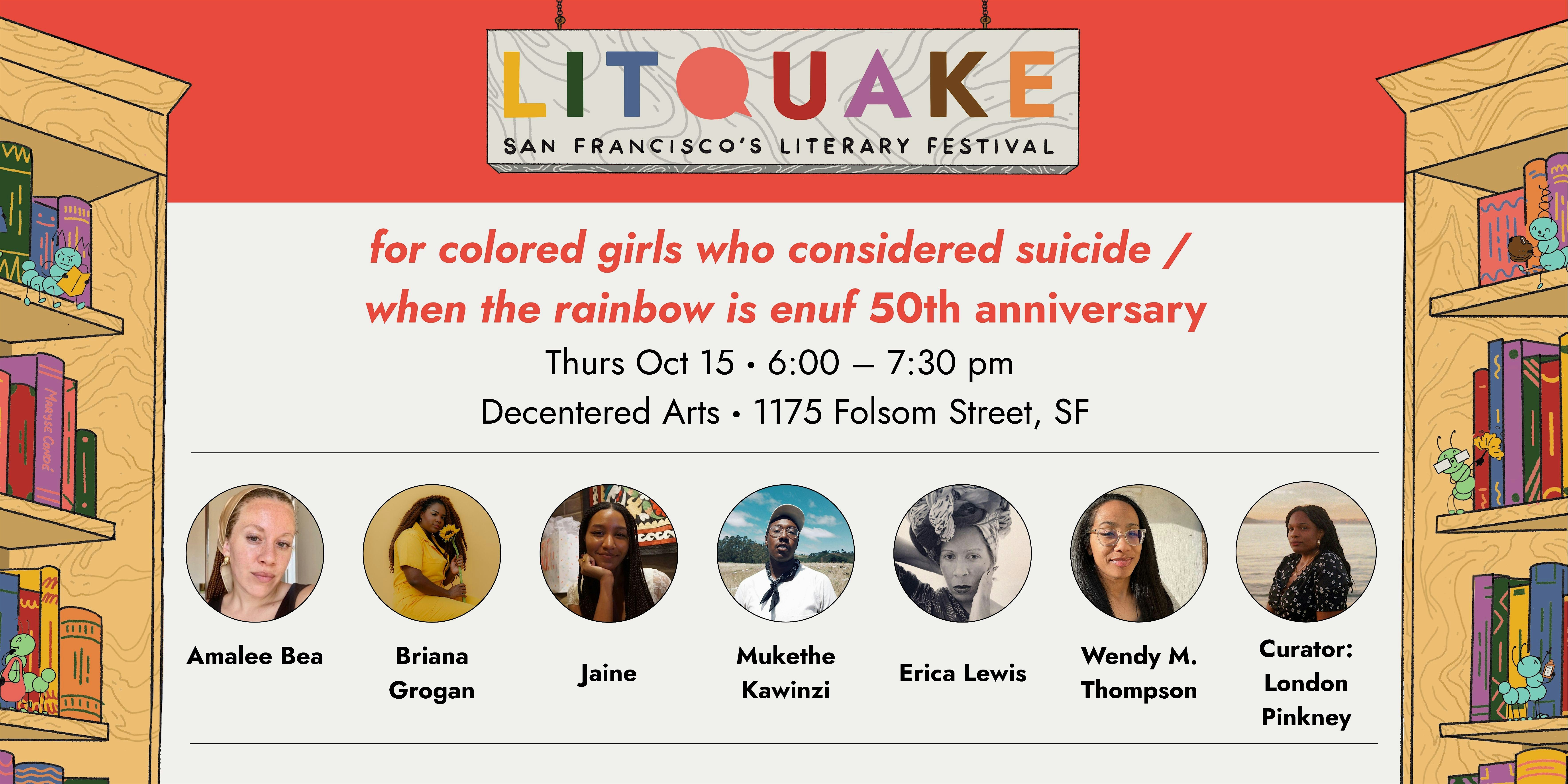 for colored girls who considered suicide/when the rainbow is enuf 50th Ann.